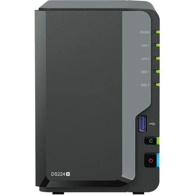 Synology DiskStation DS224+ - verkkotallennuslaite, musta Synology DiskStation DS224+ - verkkotallennuslaite, musta