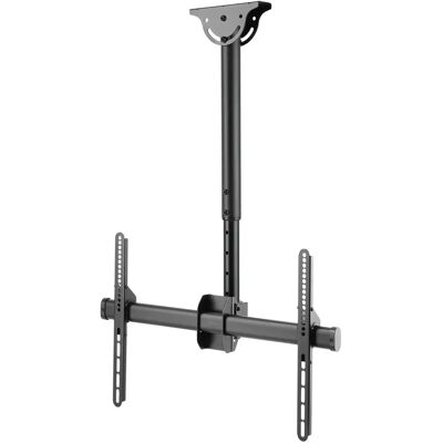 DELTACO OFFICE ARM-0400 Teleskooppinen TV-kattoteline, 32-70", 560-910 mm, 50 kg, Musta DELTACO OFFICE ARM-0400 Teleskooppinen TV-kattoteline, 32-70", 560-910 mm, 50 kg, Musta