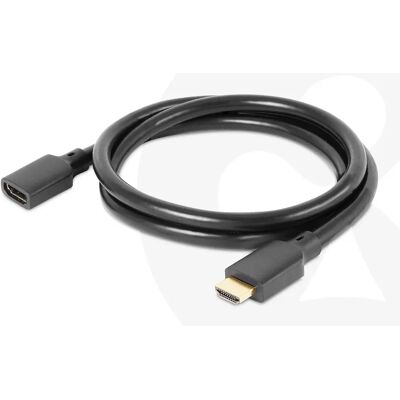 CLUB 3D Ultra High Speed HDMI 2.1 -jatkokaapeli, jossa 8K, 1 m, musta CLUB 3D Ultra High Speed HDMI 2.1 -jatkokaapeli, jossa 8K, 1 m, musta