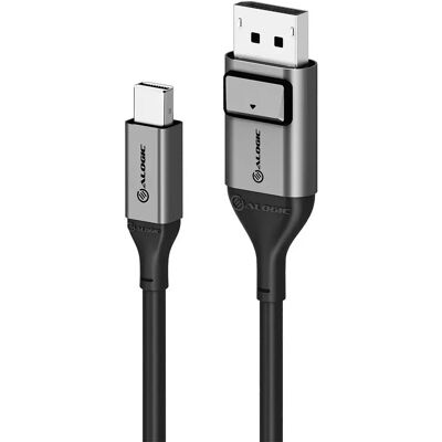 ALOGIC Ultra 8K Mini DisplayPort – DisplayPort -kaapeli, jossa 8K, 3 m, musta/harmaa ALOGIC Ultra 8K Mini DisplayPort – DisplayPort -kaapeli, jossa 8K, 3 m, musta/harmaa