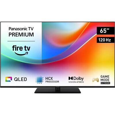 Panasonic TV-65W85BEZC 65" 4K QLED Fire TV, 120 Hz, Dolby Vision, HDR10+ Panasonic TV-65W85BEZC 65" 4K QLED Fire TV, 120 Hz, Dolby Vision, HDR10+