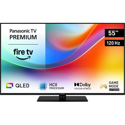 Panasonic TV-55W85BEZC 55" 4K QLED Fire TV, 120 Hz, HDR10+, Dolby Vision Panasonic TV-55W85BEZC 55" 4K QLED Fire TV, 120 Hz, HDR10+, Dolby Vision