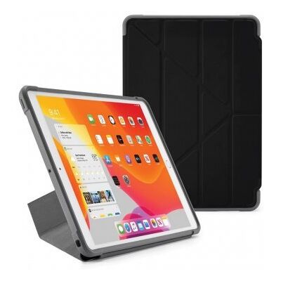 Pipetto Origami Shield, iPad 10.2" -suojakotelo, Musta Pipetto Origami Shield, iPad 10.2" -suojakotelo, Musta