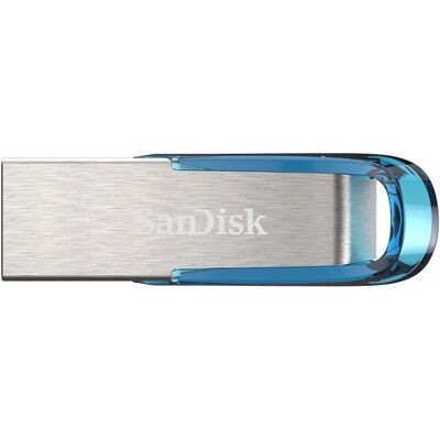 SanDisk Ultra Flair USB 3.0 128 Gt -muistitikku, sininen SanDisk Ultra Flair USB 3.0 128 Gt -muistitikku, sininen