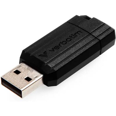 Verbatim Store 'n' Go PinStripe USB 2.0 16 Gt -muistitikku, musta Verbatim Store 'n' Go PinStripe USB 2.0 16 Gt -muistitikku, musta