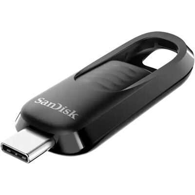 SanDisk Ultra Slider USB-C 3.2 Gen 1 512 Gt -muistitikku, musta SanDisk Ultra Slider USB-C 3.2 Gen 1 512 Gt -muistitikku, musta