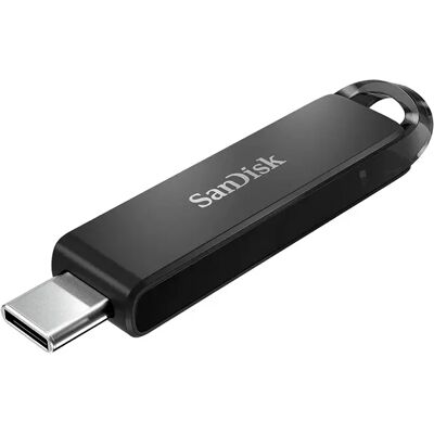 SanDisk Ultra USB-C 3.2 Gen 1 128 Gt -muistitikku, musta SanDisk Ultra USB-C 3.2 Gen 1 128 Gt -muistitikku, musta
