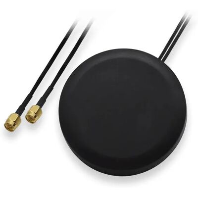 Teltonika PR1KCL25 MIMO-mobiilikattoantenni, 2.5 dBi, 3 metrin kaapeli, SMA, Musta Teltonika PR1KCL25 MIMO-mobiilikattoantenni, 2.5 dBi, 3 metrin kaapeli, SMA, Musta