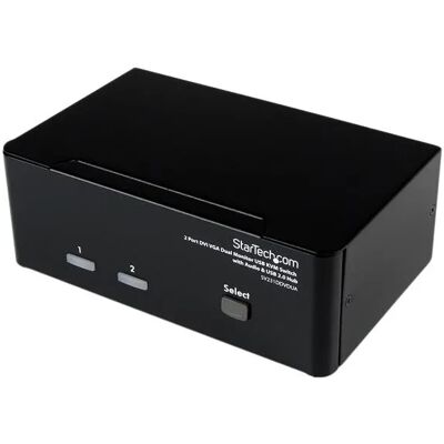 STARTECH 2 Port DVI VGA Dual Monitor KVM Switch STARTECH 2 Port DVI VGA Dual Monitor KVM Switch
