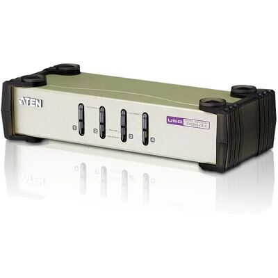 ATEN KVM-switch, 1 konsol styr 4 datorer, OSD, USB & PS/2 ATEN KVM-switch, 1 konsol styr 4 datorer, OSD, USB & PS/2