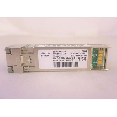 Cisco - SFP+ lähetin-vastaanotin-moduuli - 10 GigE - 10GBase-SR - LC/PC monimuoto - jopa 300 m - 850 nm malleihin Catalyst Switch Module 3012, Switch Cisco - SFP+ lähetin-vastaanotin-moduuli - 10 GigE - 10GBase-SR - LC/PC monimuoto - jopa 300 m - 850 nm malleihin Catalyst Switch Module 3012, Switch