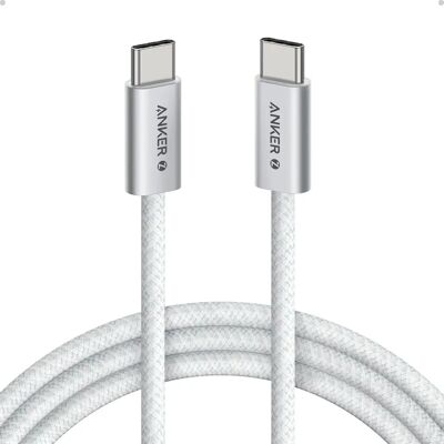 Anker Zolo USB-C -kaapeli, 240 W, 1,8 m, valkoinen Anker Zolo USB-C -kaapeli, 240 W, 1,8 m, valkoinen