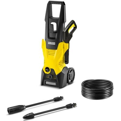 Kärcher K 3 -painepesuri, 1600 W, 120 bar, 380 l/h, 6 m, keltainen Kärcher K 3 -painepesuri, 1600 W, 120 bar, 380 l/h, 6 m, keltainen
