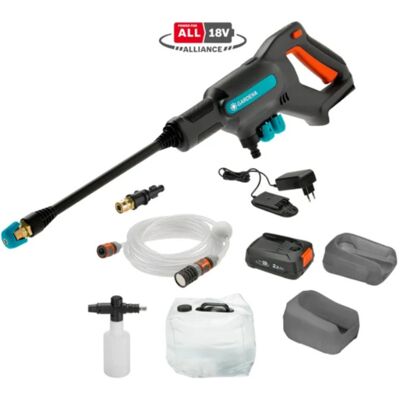 Gardena AquaClean Premium 24 / 18V -akkupainepesuri (sis. akun) Gardena AquaClean Premium 24 / 18V -akkupainepesuri (sis. akun)