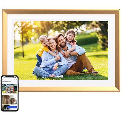 ARZOPA D10,1 Kulta 10.1 tuuman digitaalinen valokuvakehys kosketusnäytöllä ja Wi-Fi:llä ARZOPA D10,1 Kulta 10.1 tuuman digitaalinen valokuvakehys kosketusnäytöllä ja Wi-Fi:llä