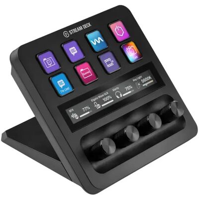 Elgato Stream Deck + -ohjauspaneeli - 8 painiketta - Musta Elgato Stream Deck + -ohjauspaneeli - 8 painiketta - Musta