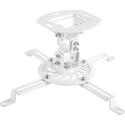 DELTACO ARM-405-B Projektorin kattoteline, 13,5 kg, Mattavalkoinen DELTACO ARM-405-B Projektorin kattoteline, 13,5 kg, Mattavalkoinen