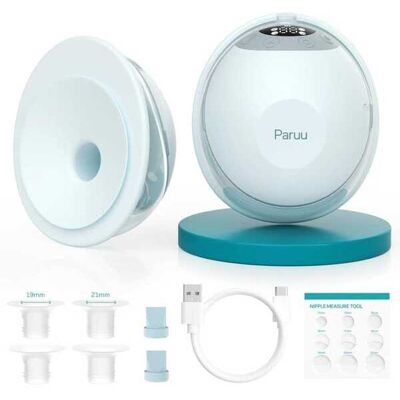 MOMCOZY P20 Kaksipuolinen puettava sähköinen rintapumppu, vihreä, 2-pack MOMCOZY P20 Kaksipuolinen puettava sähköinen rintapumppu, vihreä, 2-pack