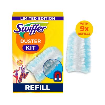 Swiffer Duster -pölyhuiskun vaihtoliinat, 9 kappaletta Swiffer Duster -pölyhuiskun vaihtoliinat, 9 kappaletta
