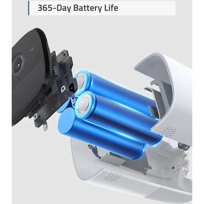 Eufy eufyCam 2 Pro Bullet IP turvallisuus kamera Sisä- & ulkokäyttöön 2K - Valkoinen Eufy eufyCam 2 Pro Bullet IP turvallisuus kamera Sisä- & ulkokäyttöön 2K - Valkoinen