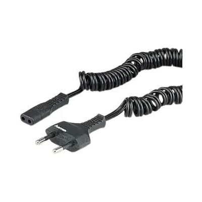 HAMA HA-44222 - 2-napainen virtajohto, Europlug – C7, 1,4 m, Musta HAMA HA-44222 - 2-napainen virtajohto, Europlug – C7, 1,4 m, Musta