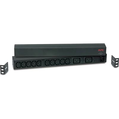 APC Rack PDU, Basic, 1U, 16A, 208 & 230V. Sisääntulo liitännät: IEC-320 C20, Kaapelin pituus: 2,5 m. Ulostulo liitännät: 10x IEC 320 C13 & 2x IEC 320 APC Rack PDU, Basic, 1U, 16A, 208 & 230V. Sisääntulo liitännät: IEC-320 C20, Kaapelin pituus: 2,5 m. Ulostulo liitännät: 10x IEC 320 C13 & 2x IEC 320