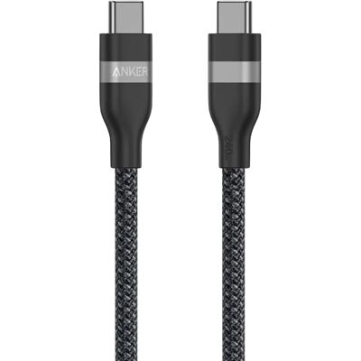 Anker USB-C - USB-C -kaapeli 0,3 m 240 W Musta Anker USB-C - USB-C -kaapeli 0,3 m 240 W Musta