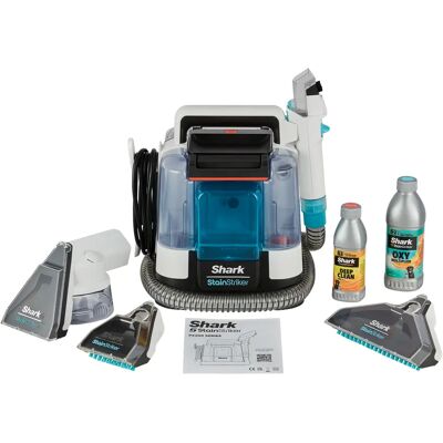 Shark StainStriker PX200EUT 1.25L 450W -tekstiilipesuri, sininen/valkoinen/musta Shark StainStriker PX200EUT 1.25L 450W -tekstiilipesuri, sininen/valkoinen/musta