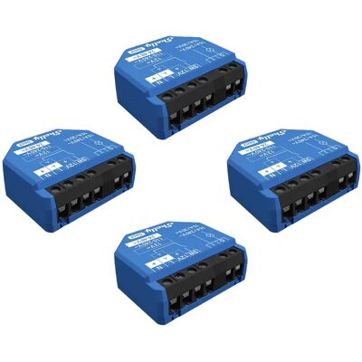 Shelly 1 Gen3 -Wi-Fi-ohjattu älykäs kytkin, 4 kpl Shelly 1 Gen3 -Wi-Fi-ohjattu älykäs kytkin, 4 kpl