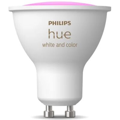 Philips Hue White and Colour Ambiance GU10 - Älykäs kohdelamppu, Valkoinen Philips Hue White and Colour Ambiance GU10 - Älykäs kohdelamppu, Valkoinen