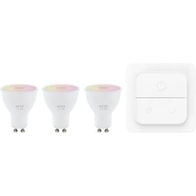 EGLO LED-Z Matter GU10 4,9 W 3-pakkaus - Äly-LED-lamppu, Valkoinen EGLO LED-Z Matter GU10 4,9 W 3-pakkaus - Äly-LED-lamppu, Valkoinen