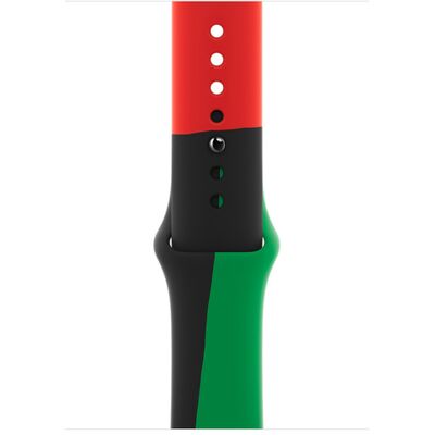 Apple Watch 44 mm -urheiluranneke, Black Unity, S/M Apple Watch 44 mm -urheiluranneke, Black Unity, S/M