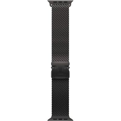Apple Watch 49 mm -Milanolaisranneke, Mustatitaani, Suuri Apple Watch 49 mm -Milanolaisranneke, Mustatitaani, Suuri