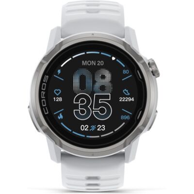 Coros APEX 4 46mm -urheilukello, valkoinen Coros APEX 4 46mm -urheilukello, valkoinen