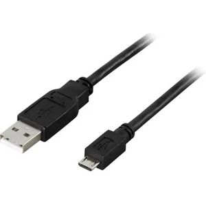 DELTACO USB-A – Micro-USB B -kaapeli, 5 m, musta DELTACO USB-A – Micro-USB B -kaapeli, 5 m, musta