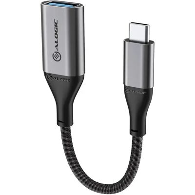 Alogic USB-C – USB A -adapteri, Harmaa Alogic USB-C – USB A -adapteri, Harmaa