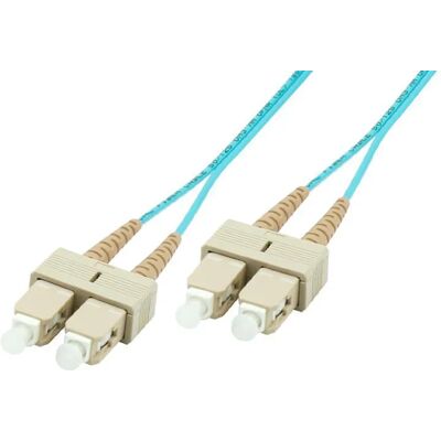 MicroConnect OM3 LSZH SC-SC 2m -valokuitukaapeli, sininen MicroConnect OM3 LSZH SC-SC 2m -valokuitukaapeli, sininen
