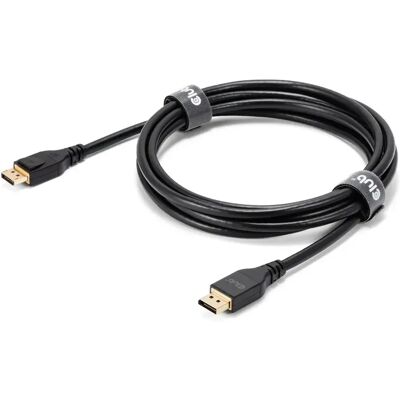 Club 3D CAC-1093 DisplayPort 2.1 -kaapeli, jossa 8K, 165 Hz, 3 m, musta Club 3D CAC-1093 DisplayPort 2.1 -kaapeli, jossa 8K, 165 Hz, 3 m, musta