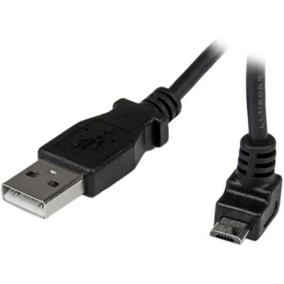StarTech USB-A – Micro USB -kaapeli, kulma ylöspäin, 1 m, musta StarTech USB-A – Micro USB -kaapeli, kulma ylöspäin, 1 m, musta