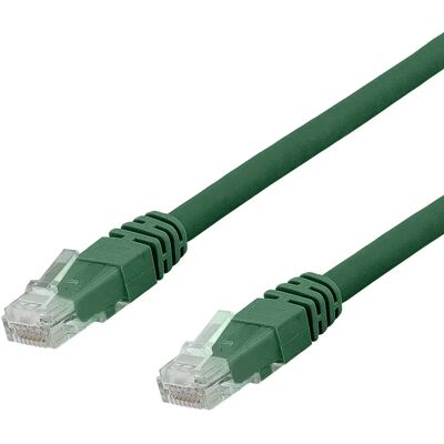 Deltaco Vihreä 3M Cat 6A verkkokaapeli - LSZH halogeeniton Deltaco Vihreä 3M Cat 6A verkkokaapeli - LSZH halogeeniton