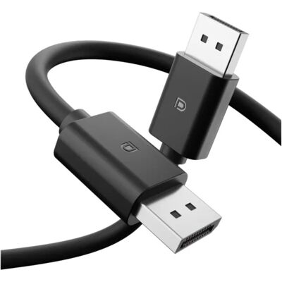 Dell CB325D DisplayPort 1.4 -kaapeli, jossa 8K, 1,8 m, musta Dell CB325D DisplayPort 1.4 -kaapeli, jossa 8K, 1,8 m, musta