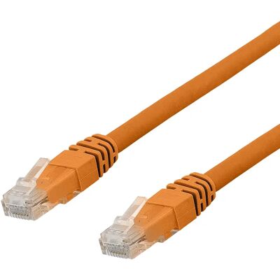 Deltaco Deltaco TP-61ORAU - 1m U/UTP Cat 6A Verkkokuitu - Oranssi Deltaco Deltaco TP-61ORAU - 1m U/UTP Cat 6A Verkkokuitu - Oranssi