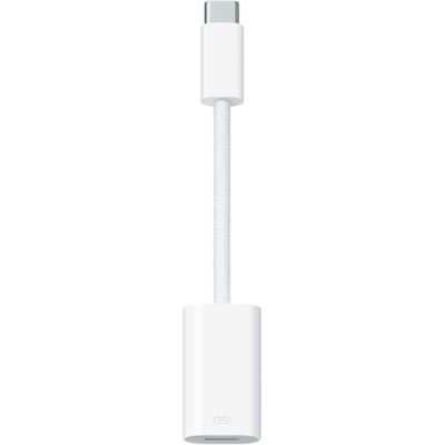 Apple USB-C – Lightning -sovitin, valkoinen Apple USB-C – Lightning -sovitin, valkoinen