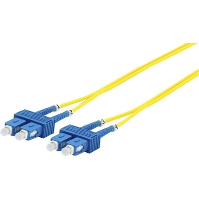 MicroConnect OS2 LSZH SC-SC 0.5m -valokuitukaapeli, keltainen MicroConnect OS2 LSZH SC-SC 0.5m -valokuitukaapeli, keltainen