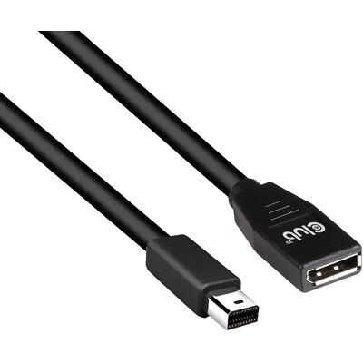 Club 3D Mini DisplayPort to DisplayPort 1.4 jatkokaapeli, jossa 8K, 1 m, musta Club 3D Mini DisplayPort to DisplayPort 1.4 jatkokaapeli, jossa 8K, 1 m, musta