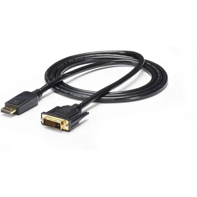 StarTech DisplayPort – DVI-D -kaapeli, 1,8 m, musta StarTech DisplayPort – DVI-D -kaapeli, 1,8 m, musta