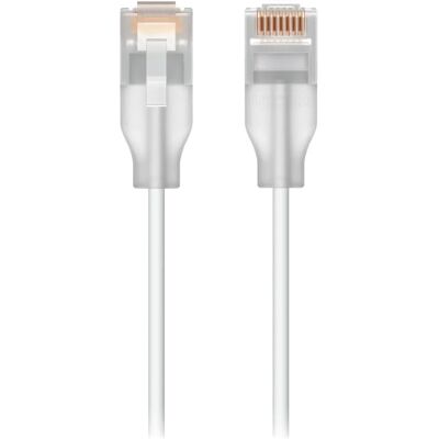 UBIQUITI NETWORKS Ubiquity Cat6 RJ45 0.15m -verkkokaapeli, translucent/white UBIQUITI NETWORKS Ubiquity Cat6 RJ45 0.15m -verkkokaapeli, translucent/white