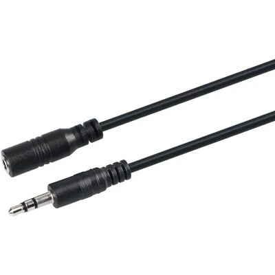 MicroConnect AUDLR15 3,5 mm audio -jatkokaapeli, 15 m, musta MicroConnect AUDLR15 3,5 mm audio -jatkokaapeli, 15 m, musta