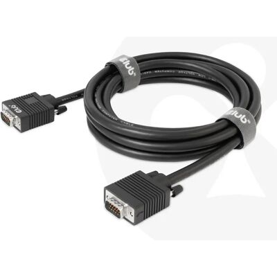 Club 3D Bidirectional VGA -kaapeli, 3 m, musta Club 3D Bidirectional VGA -kaapeli, 3 m, musta