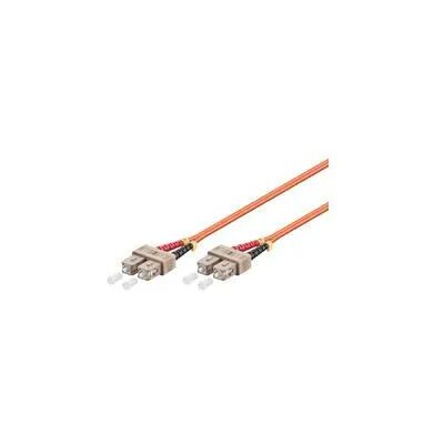 MicroConnect OM2 LSZH SC-SC 1m -valokuitukaapeli, oranssi MicroConnect OM2 LSZH SC-SC 1m -valokuitukaapeli, oranssi